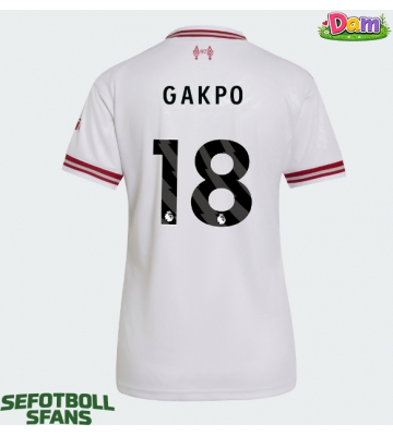 Liverpool Cody Gakpo #18 Bortatröja Kvinnor 2026-27 Kortärmad